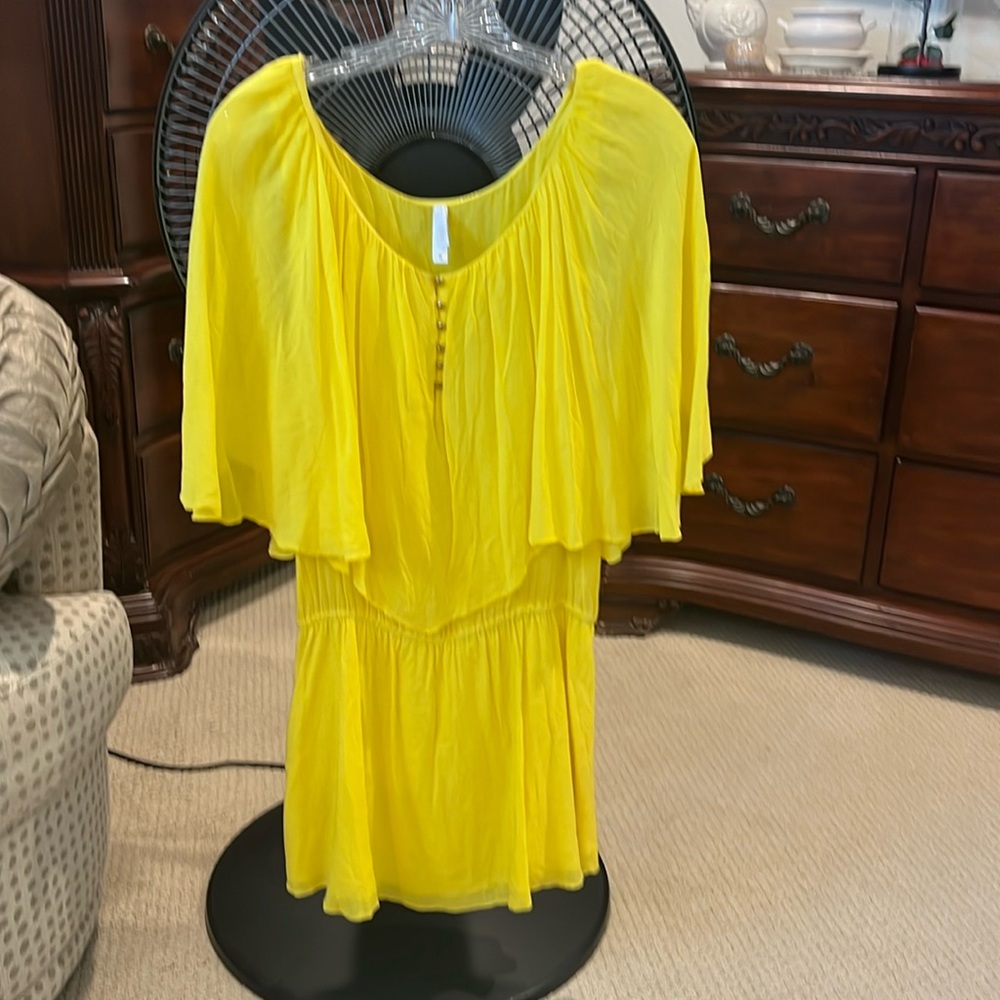 Yellow VIX mini dress